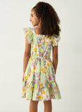 Juniors floral printed frill summery frock (Summer)