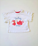 Lee Cooper White Halfsleeves Tshirt TEA PARTY (Summer)