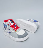 R&B sonic printed colorblock shoes