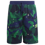Adidas Green & Blue Tie & Dye Shorts
