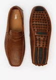 LBL brown dot texture men loafer (box packaging)