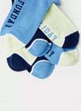 Juniors typography print socks (pack of 3)