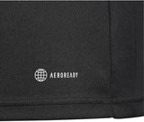 Adidas black neck zipped pullover with white sleeves panel