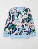 Adidas All Over Blue Butterfly Sweatshirt (winter)