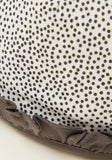 Juniors All - over polka Dot print cap with Flared Hem