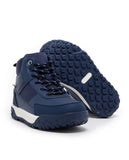 R&B navy boys laceup shoes