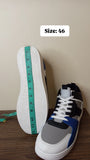 LBL blue & black colorblock high shoes