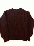 Matalan chocolate brown knitted pullover (Winter)