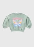 Matalan butterfly happiness printed sweatshirt (Fleece lined) (Winter)