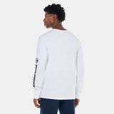 Timberland men's white Fullsleeves tshirt