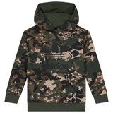 Adidas Green Camouflage Printed Hoodie (Winter)