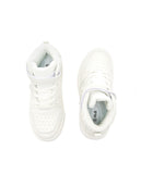 R&B solid white shoes