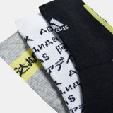 Adidas typography solid socks (set of 3)