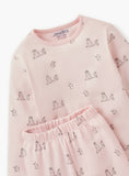 Juniors pink bunny & mommy shirt & Pyjama set (set of 2)