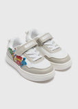 Marvel white theme colorblock shoes