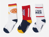 Adidas marvel block print socks (pack of 3)