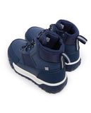 R&B navy boys laceup shoes
