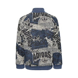 Adidas typography pullover & jog set (set of 2)