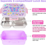 R&B butterfly stainless steel Bento lunch box