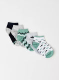 Juniors shark printed socks(pack of 5)