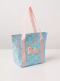 Barbie blue tote handbag