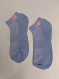 New Balance blue colorblock ankle socks
