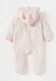 Juniors fleece bunny hooded closedfeet sleepsuit (Winter)