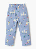 Juniors duck & hen printed shirt & pyjama set (set of 2)