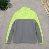 UnderArmour green & grey colorblock fleece pullover (Winter)