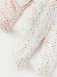 Juniors all over spotty sleepsuit (set of 2)