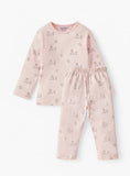 Juniors pink bunny & mommy shirt & Pyjama set (set of 2)