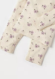 Juniors lilac floral printed shirt & pyjama set (set of 2)